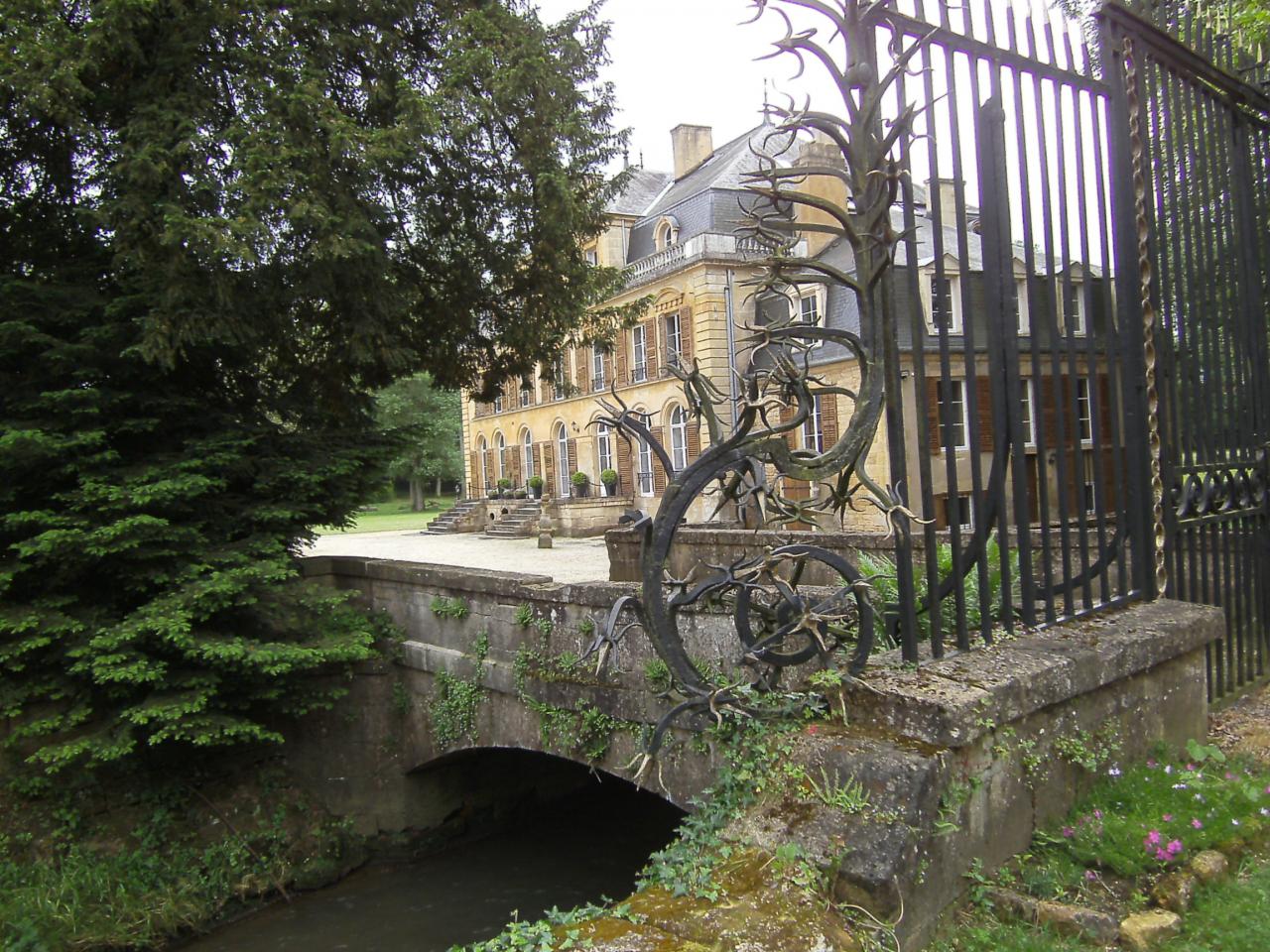 le château de Thonne les prés détail de la grille